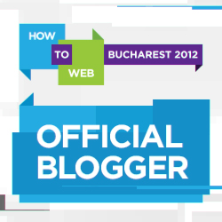 How to Web 2012, Ziua 1 Live Blogging