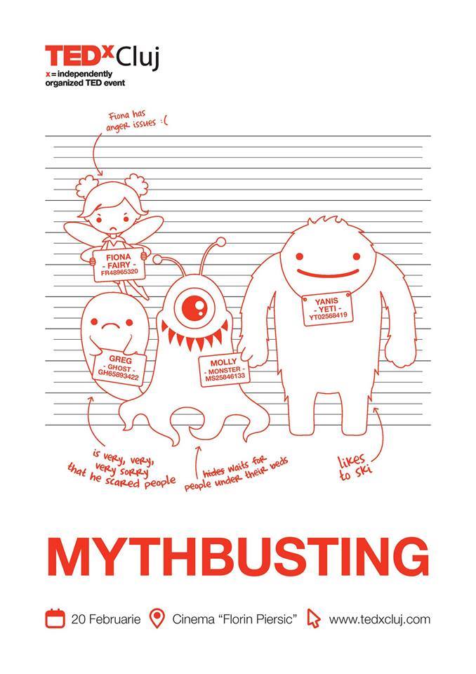 Conferinta TEDxCluj 2016: MYTHBUSTING
